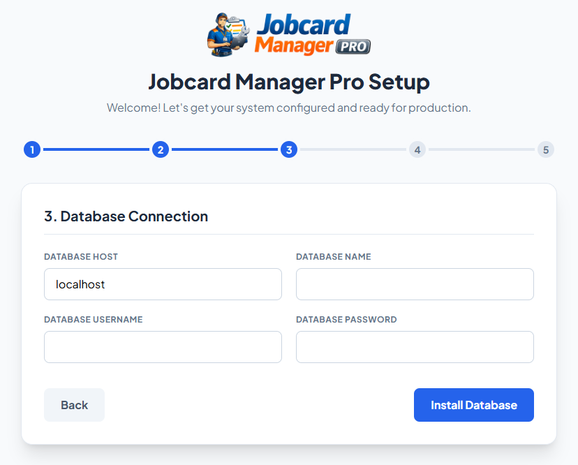 Database Setup